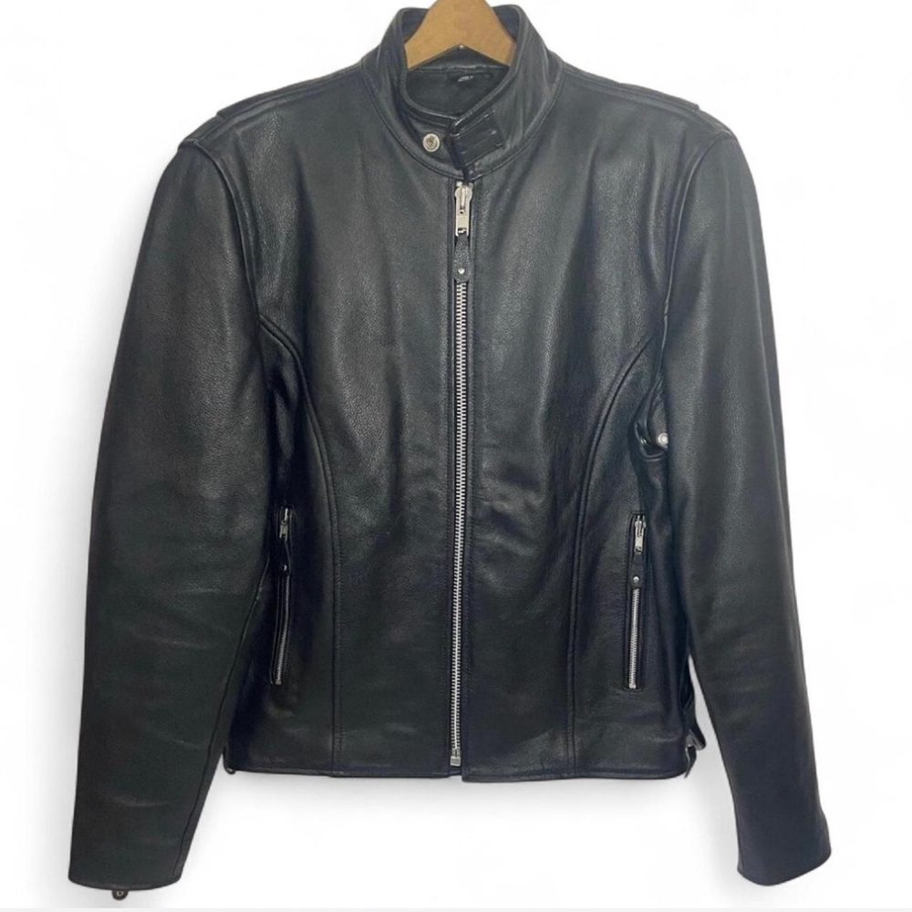 Men's Black Leather Jacket